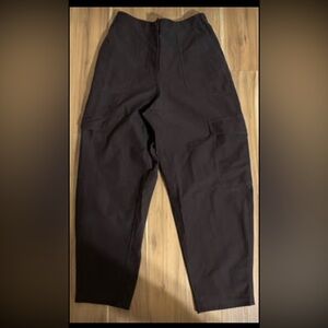 Lululemon Dark Brown Light Utilitech Cargo Pants High Rise Cargo Pants Size 28